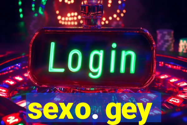 sexo. gey